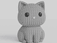 Mini Figura - Gato Estilo Tejido - Miniatura 2
