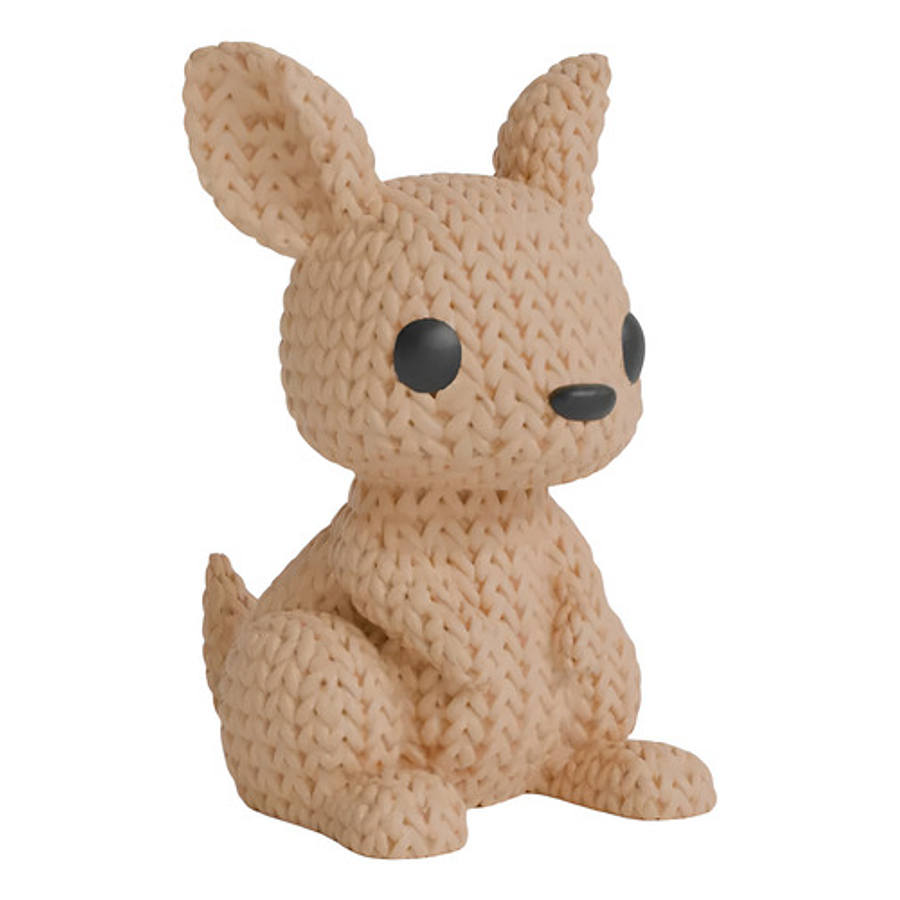 Mini Figura - Canguro Estilo Tejido