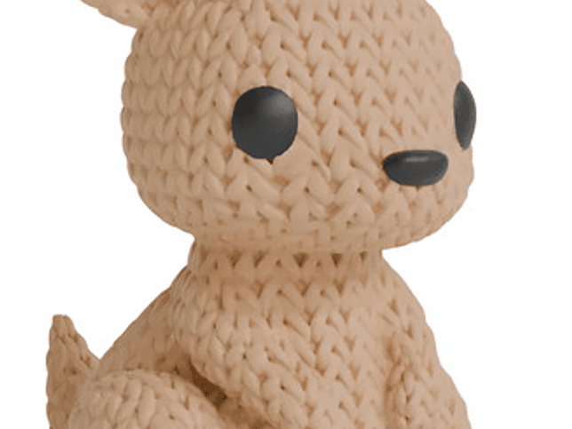 Mini Figura - Canguro Estilo Tejido 1