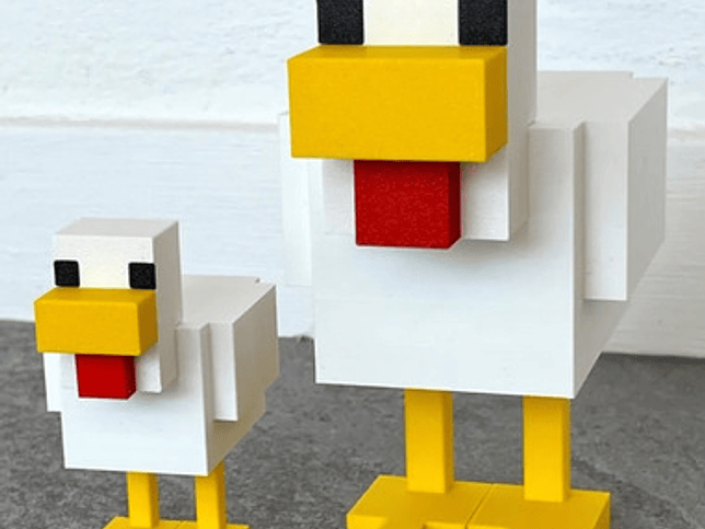Figura - Pollo De Minecraft 3