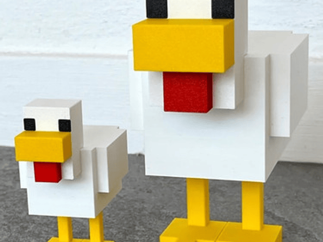 Figura - Pollo De Minecraft 4