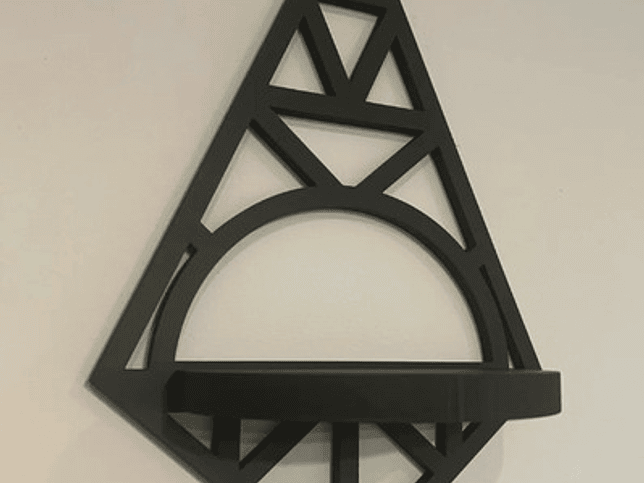 Estante De Pared - Diseño Art Deco 3