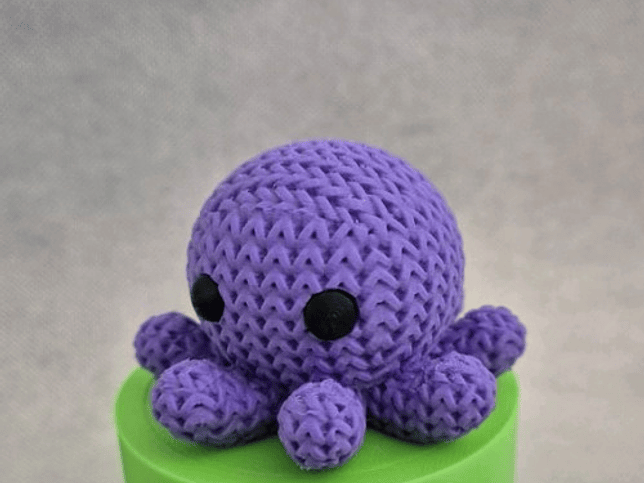 Mini Figura - Pulpo Estilo Tejido 2