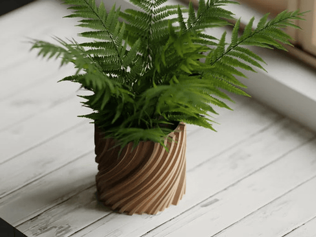 Maceta - Diseño Ondulado 3