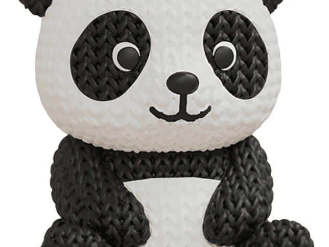 Mini Figura - Panda Estilo Tejido 1
