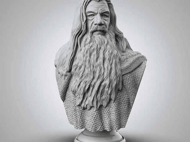 Busto - Gandalf /el Señor De Los Anillo 4