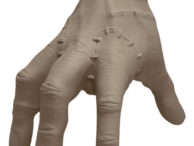 Portalápices - Mano Wednesday Addams 1