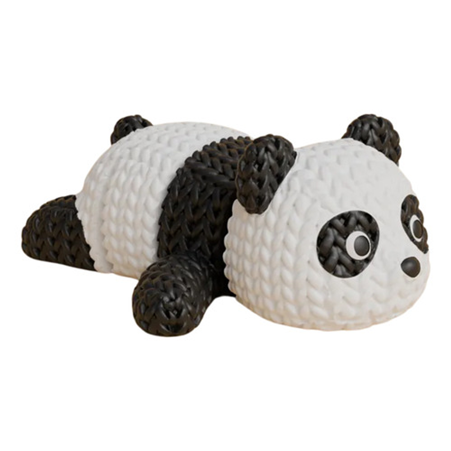 Llavero Panda - Estilo Tejido