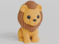 Mini Figura - León Estilo Tejido - Miniatura 2