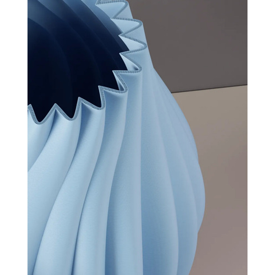 Jarrón Orgánico Moderno Azul Claro