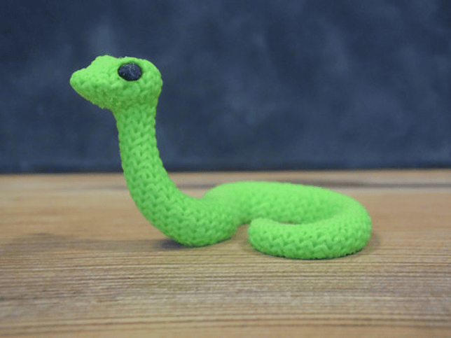Mini Figura - Serpiente Estilo Tejido 4
