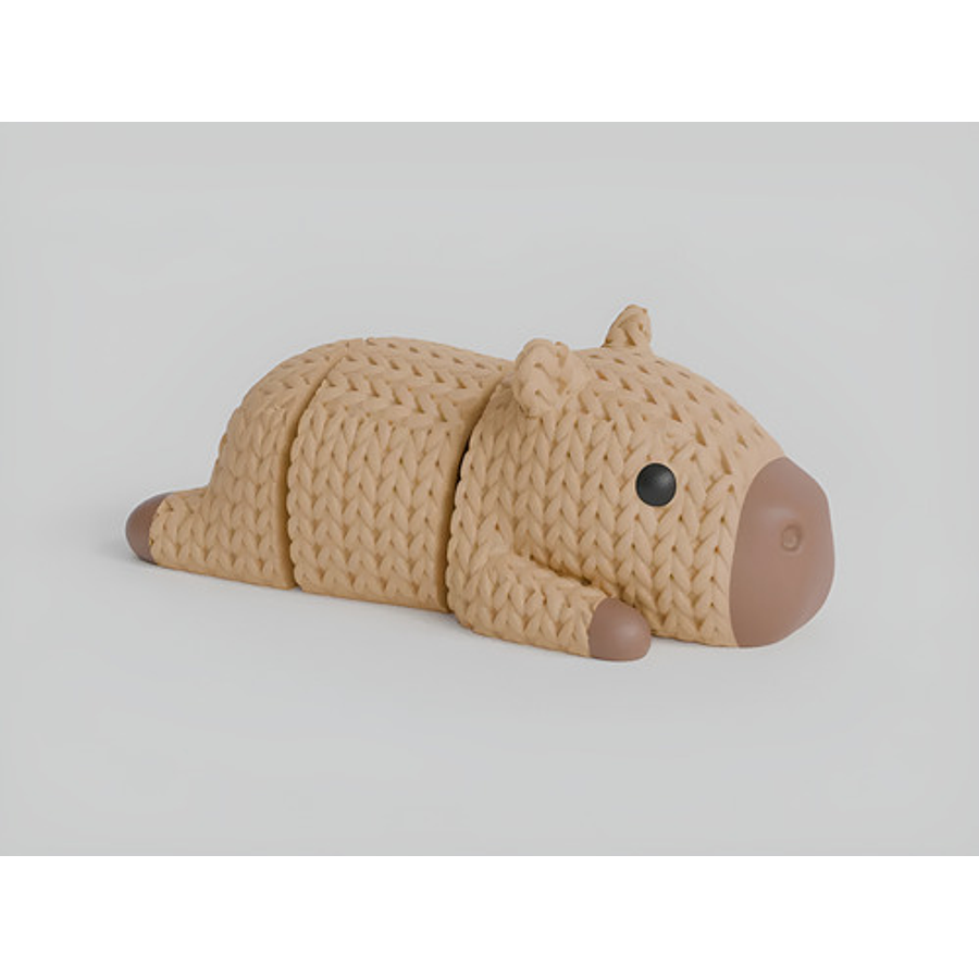 Capibara Articulado - Tejido