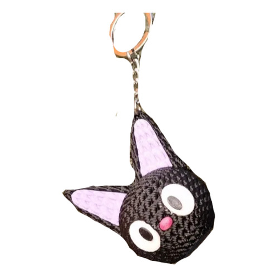 Llavero De Gato - Estilo Tejido