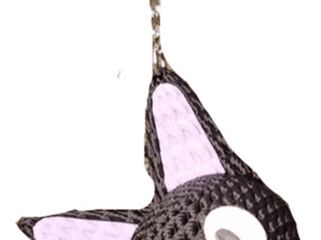 Llavero De Gato - Estilo Tejido 1