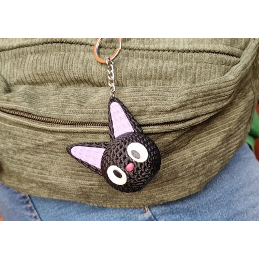 Llavero De Gato - Estilo Tejido