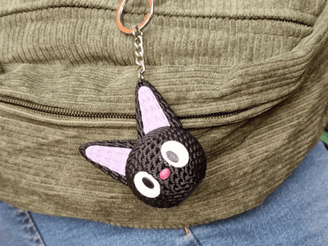 Llavero De Gato - Estilo Tejido 2