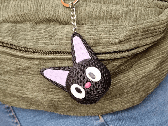 Llavero De Gato - Estilo Tejido 3