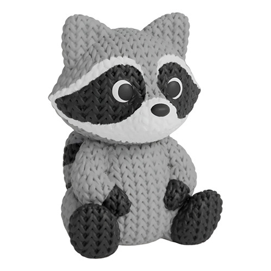 Mini Figura - Mapache Estilo Tejido