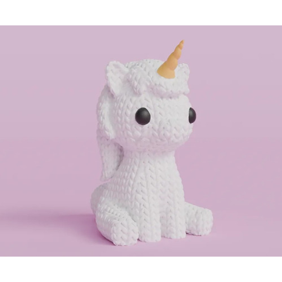 Mini Figura - Unicornio Estilo Tejido