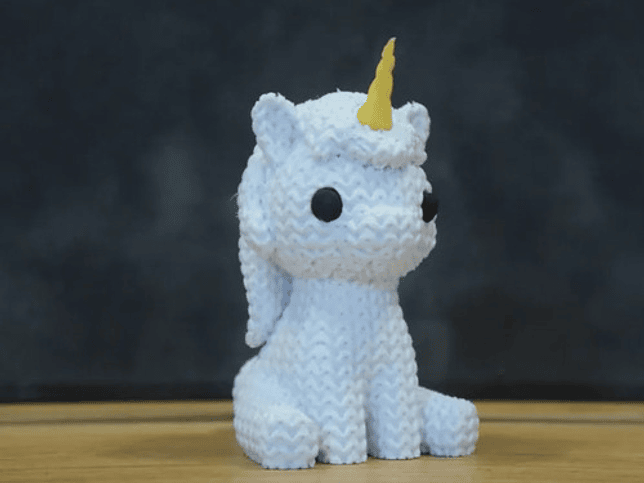 Mini Figura - Unicornio Estilo Tejido 3