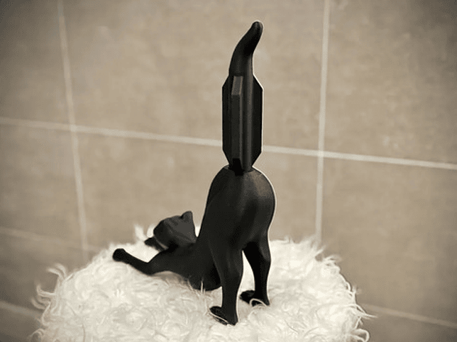 Soporte Papel Higiénico - Gato 4