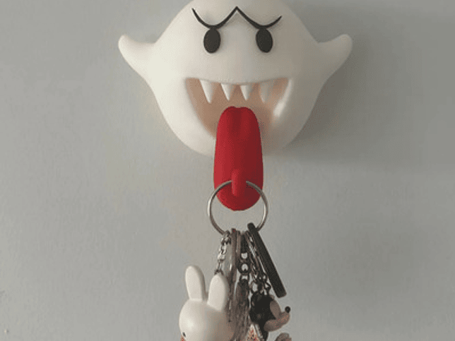 Colgador De Llaves - Fantasma Boo De Mario 3