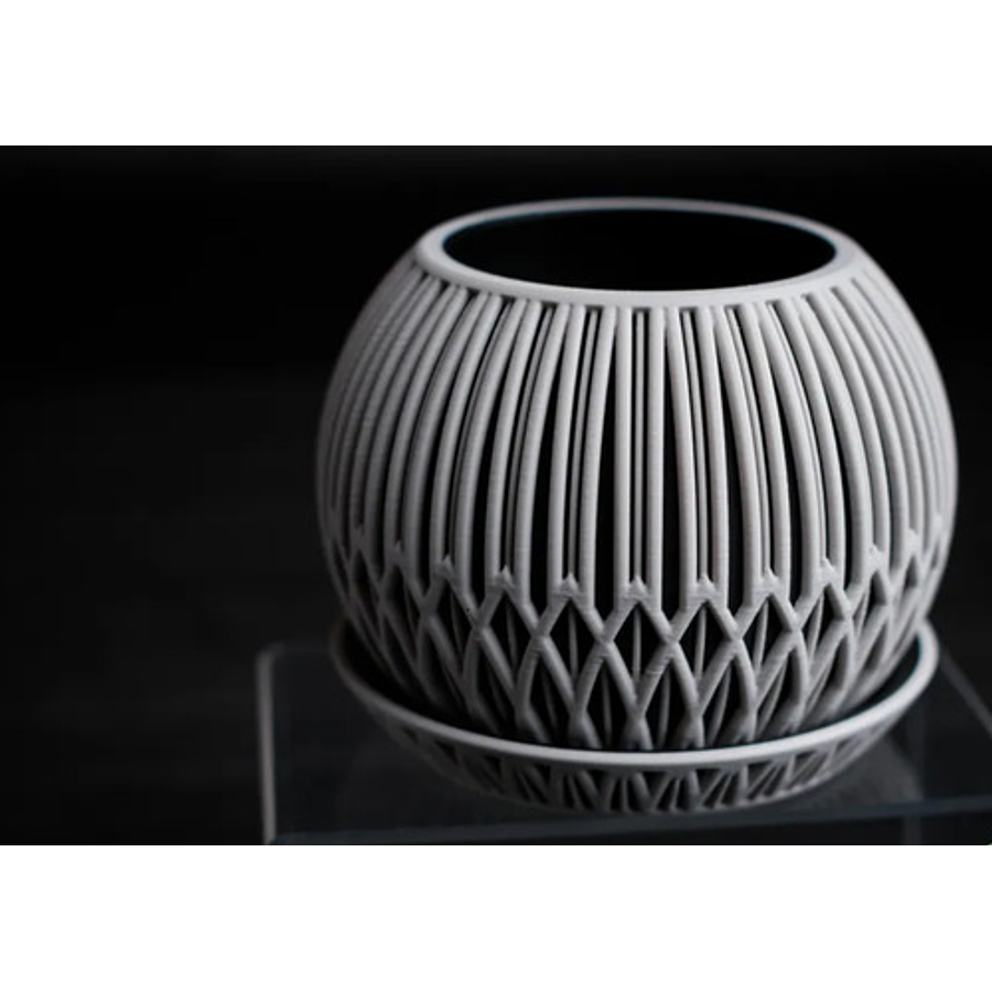 Macetero Moderno Gris