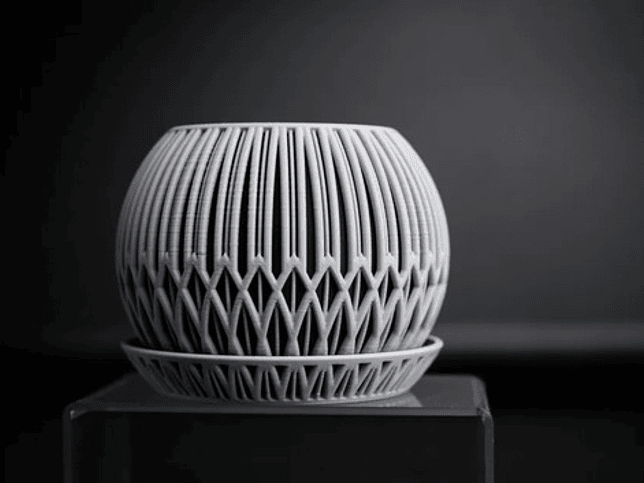 Macetero Moderno Gris 3