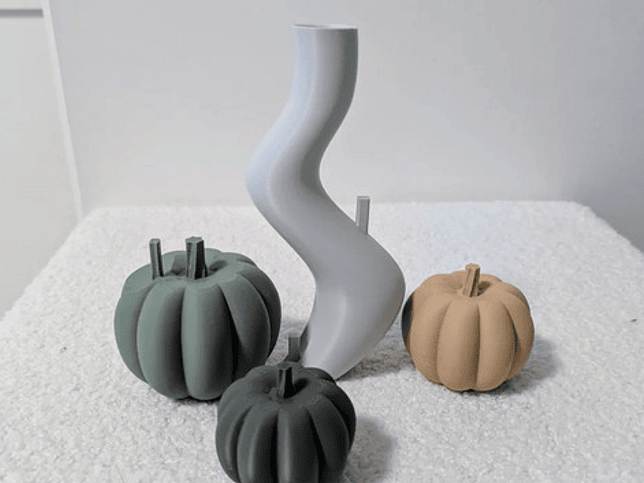 Jarrón Moderno - Calabazas Beige 3