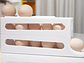 Rejilla Apilable Y Deslizante Para Huevos Blanco - Miniatura 3