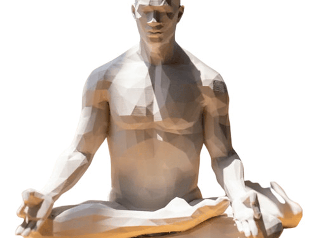 Adorno - Hombre Yoga Blanco 1