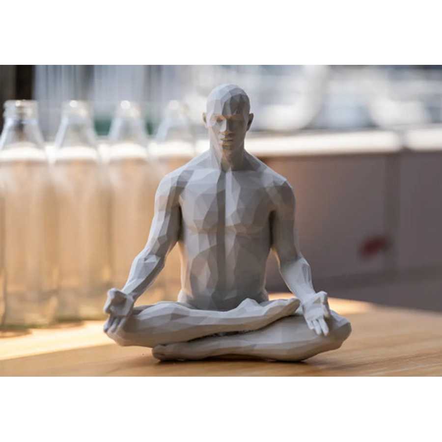 Adorno - Hombre Yoga Blanco