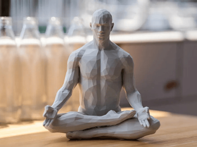 Adorno - Hombre Yoga Blanco 2