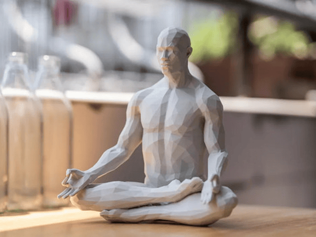 Adorno - Hombre Yoga Blanco 3