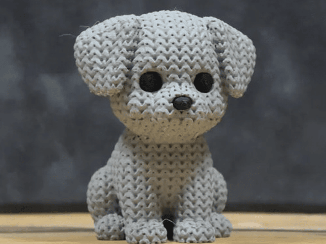 Mini Figura - Perro Estilo Tejido 2