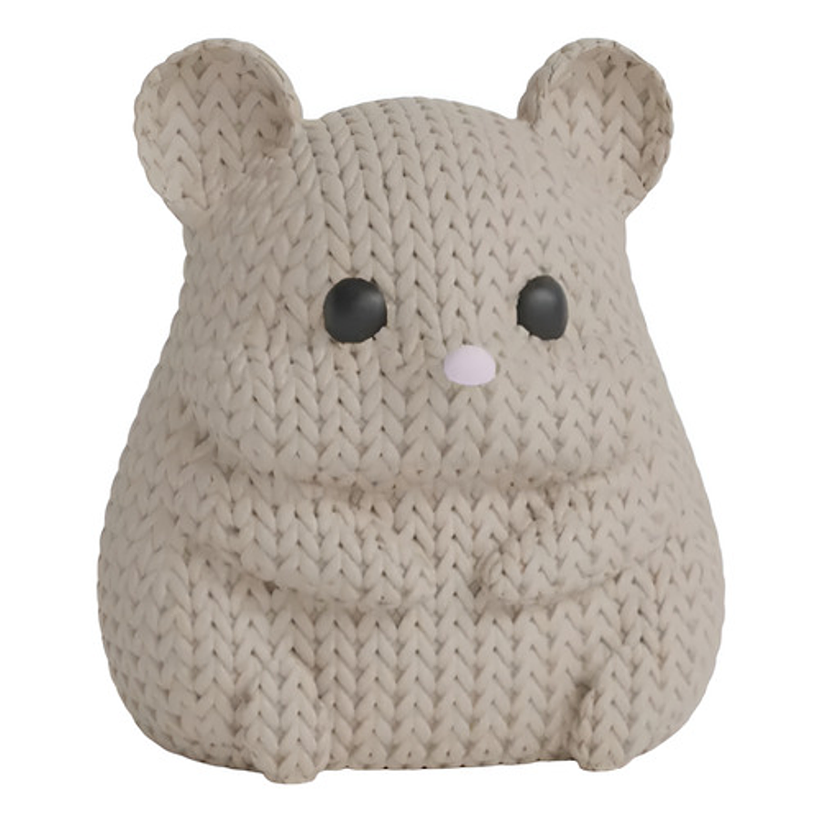 Mini Figura - Hámster Estilo Tejido