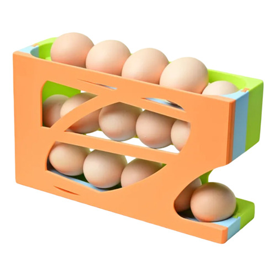 Organizador Deslizante Para Huevos Multicolor