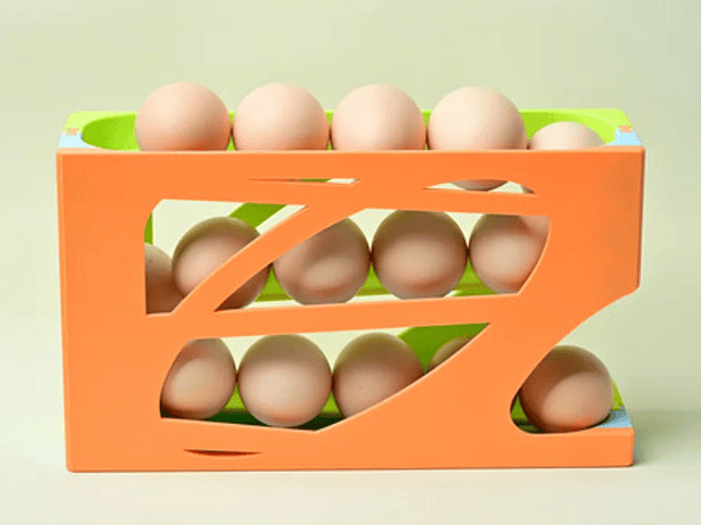 Organizador Deslizante Para Huevos Multicolor 2