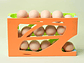 Organizador Deslizante Para Huevos Multicolor - Miniatura 2