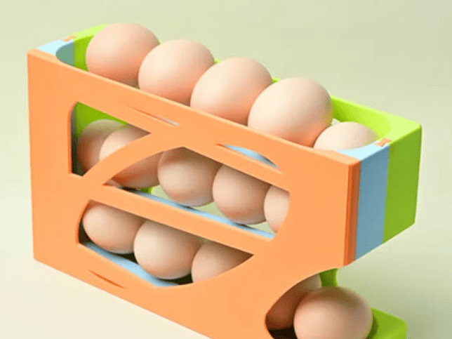 Organizador Deslizante Para Huevos Multicolor 3