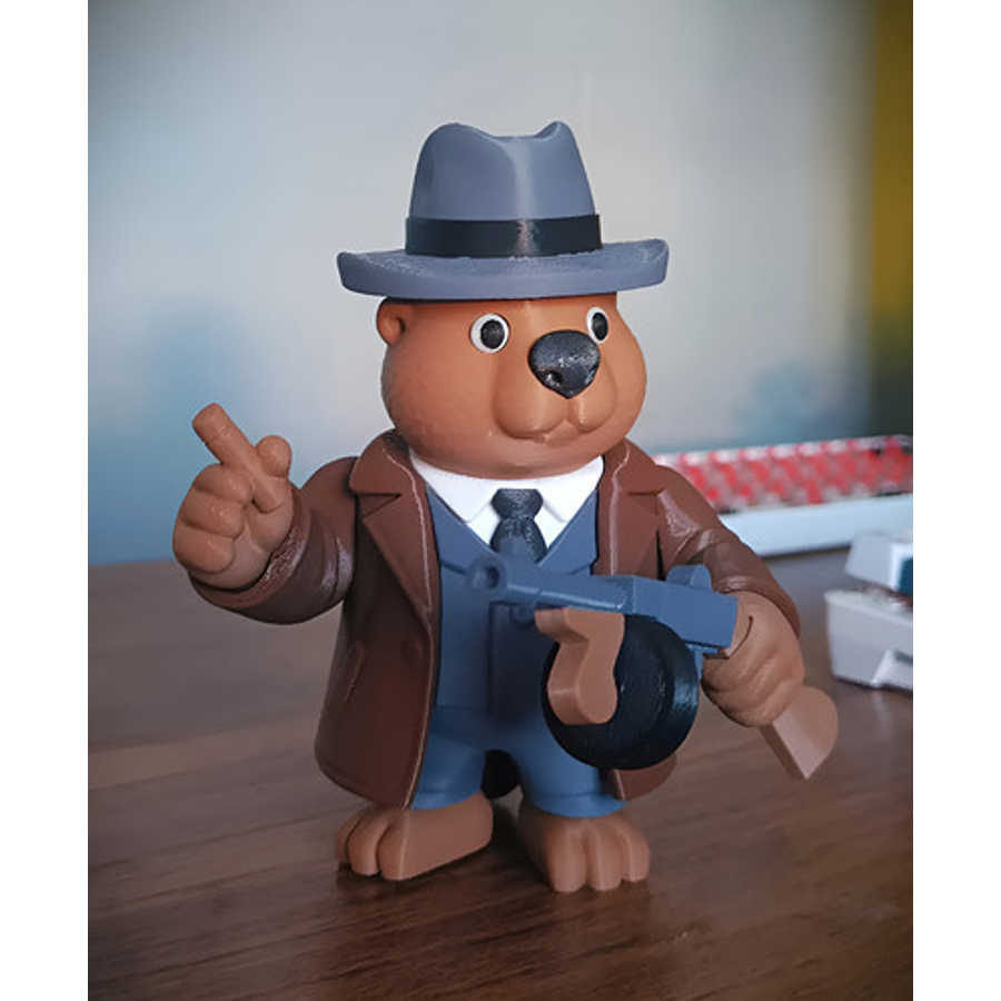 Juguete Italian Brainrot Articulado - Brobito Bandito