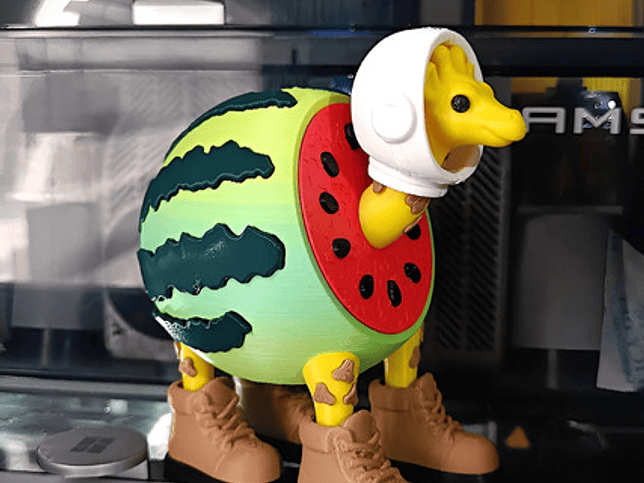 Juguete Italian Brainrot Articulado - Girafa Celeste 2