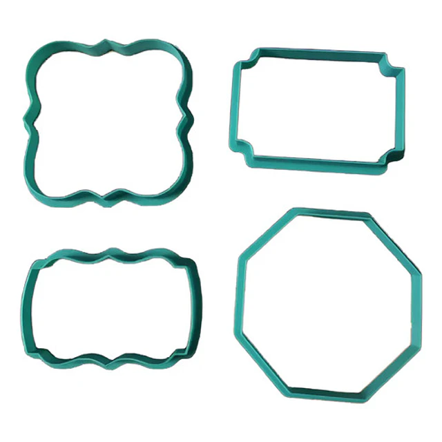 Cortador De Galletas - Marcos Y Formas (pack 4 Unidades)