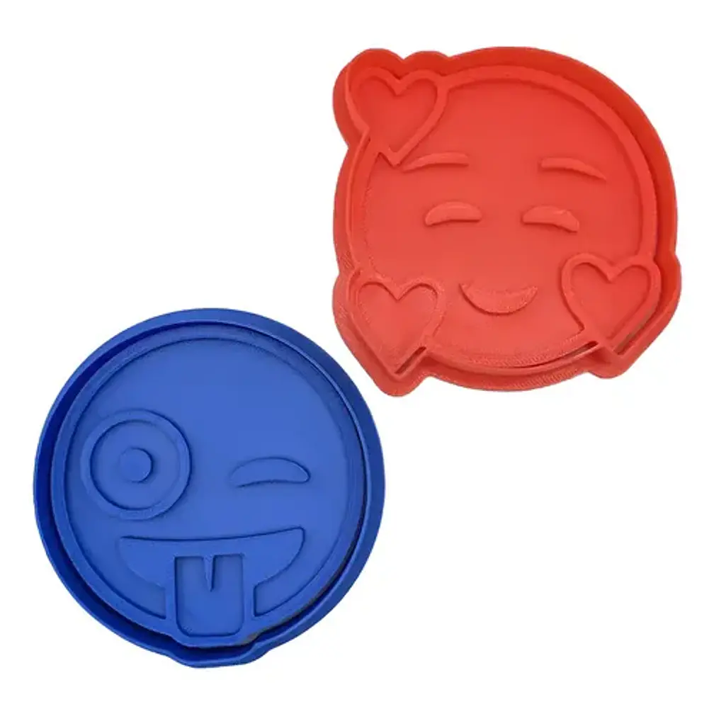 Cortador De Galletas - Emojis (pack 2 Unidades) 1
