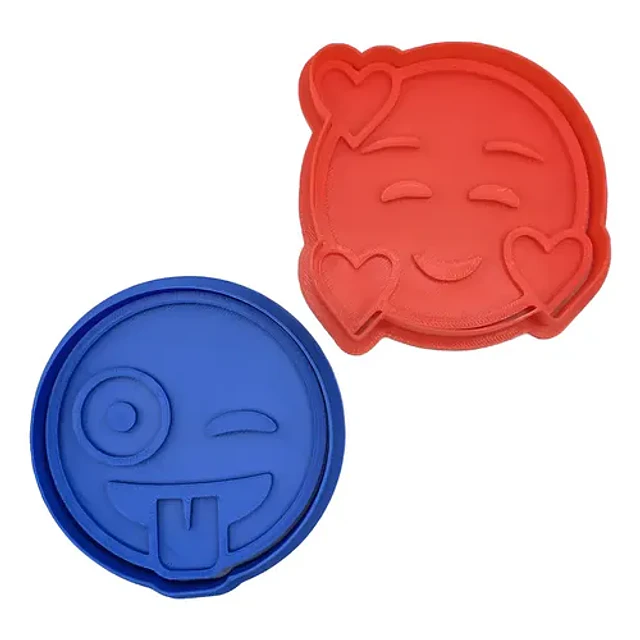 Cortador De Galletas - Emojis (pack 2 Unidades)