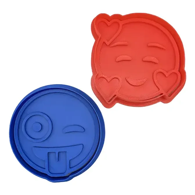 Cortador De Galletas - Emojis (pack 2 Unidades) 1
