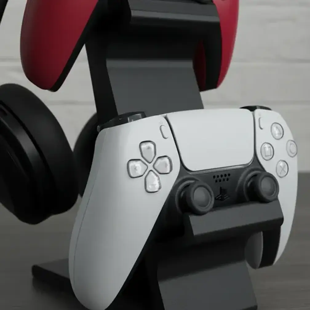 Soporte Para Mando Y Auriculares Gamer Pc Consola 9