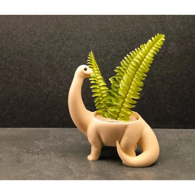 Macetero - Diseño Dinosaurio 2