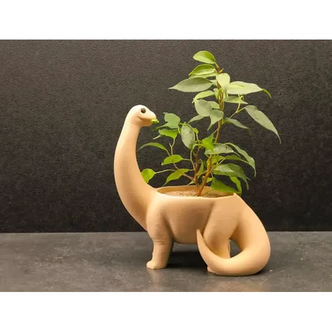 Macetero - Diseño Dinosaurio 6