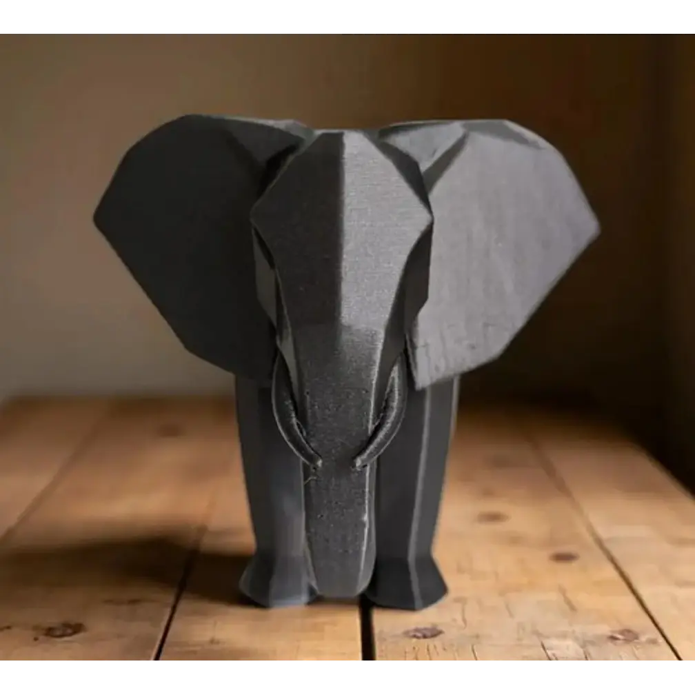 Decoración - Elefante Polígono Minimalista 3